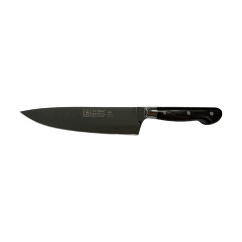 ANATOLO Kochmesser 20 cm mit Kullenschliff – Holzgriff